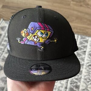 SpongeBob SquarePants Black Youth SnapBack